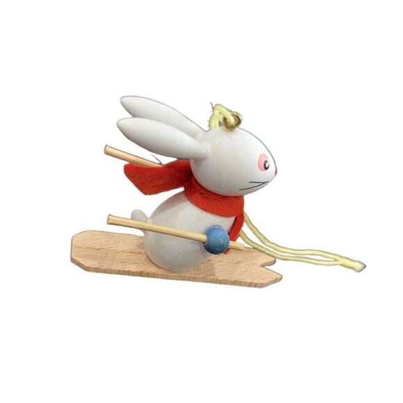 Vintage Goula Made in Spain Mouse Ornaments Set of 2 Hand Painted‎ - Picture 11 of 13